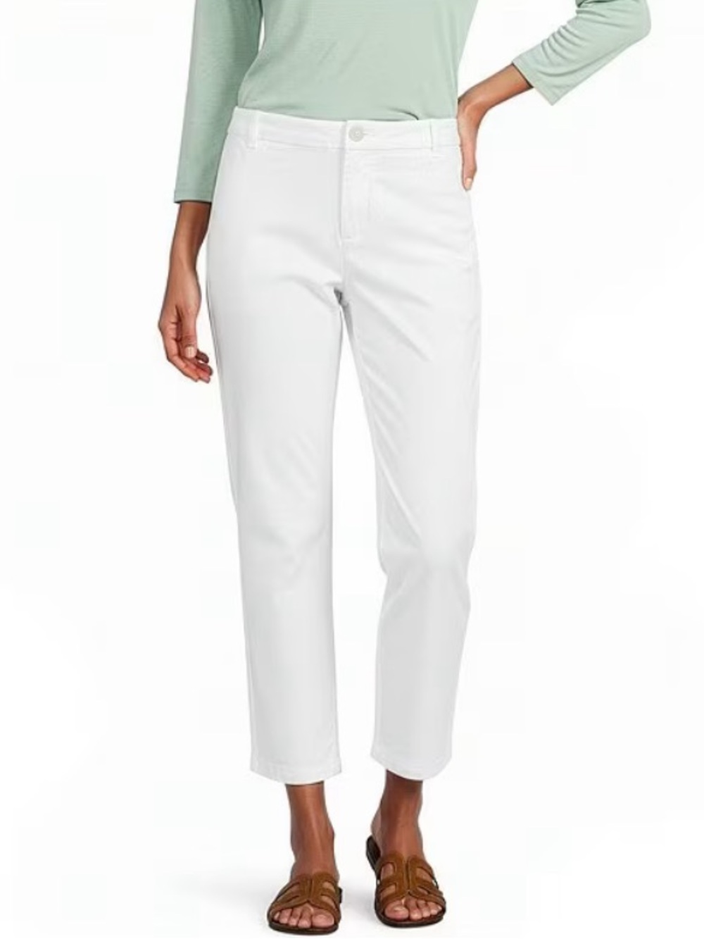 Tommy Bahama-size 10 White Crop Pant